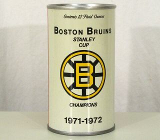 Carling Black Label 1971 Boston Bruins Stanley Cup Pull Tab Beer Can Natick Mass