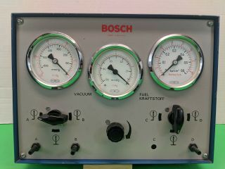 Vintage Bosch Automotive Vacuum & Motor Fuel Test Unit Fd: 227