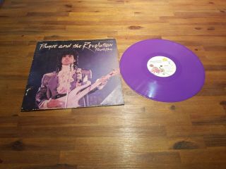 Prince And The Revolution " Purple Rain " Lp 1984 Single.  Purple Colored Vinyl