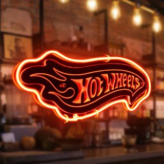 Neon Light Hot Wheels Signs Beer Bar Pub Party Homeroom Windows Decor For Gift
