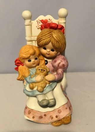 Lucy And Me Lucy Rigg Mom /mother Daughter Bear Rocking Chair 1979 Figures K3