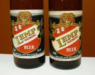 Lemp Beer 12oz Bottle Irtp Lemp Brewing Co.  E.  St Louis,  Ill
