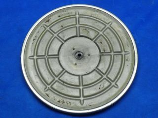 Vintage Rca Victrola Portable Phonograph Model 06 - Parts - Turntable 10 " Plate