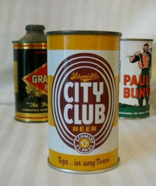 Schmidt City Club Flat Top Beer Can