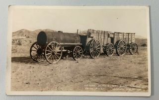 20 Mule Team Borax Wagons Rppc Postcard Unposted Death Valley