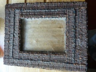 Very Old Vintage Photograph Frame Made With Cloves Unique? Indian? Any Use?