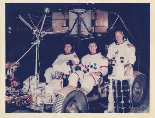 Vintage Nasa Photo Of Apollo 15 Crew Astronaut Members A Flight To The Moon