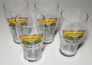 Sierra Nevada Pale Ale Pint Beer Glasses Set of 4 2