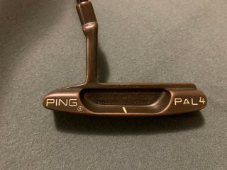 Vintage Ping Pal 4 Beryllium Copper Putter 85068 Becu Graphite Outstanding
