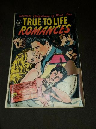 True To Life Romances 10 (1952 Star) Fn/vf Classic Gga Romance Cover