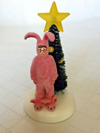 A Christmas Story Pink Nightmare Ralphie In Bunny Suit 2008 Department 56 3