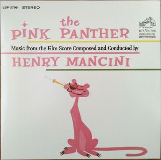 Henry Mancini ‎– The Pink Panther (soundtrack) Vinyl,  Lp,  Album,  Reissue,  Pink