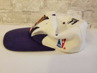 Phoenix Suns Logo Athletic Sharktooth Snapback Hat Cap NBA Vintage 90s WoolBlend 2
