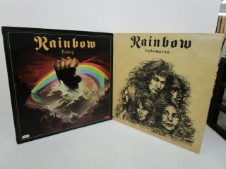 Richie Blackmore Rainbow Rising Long Live Rock N Roll Vinyl Album Record Lp