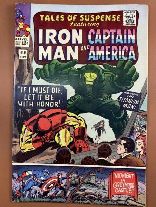Tales Of Suspense 69 Marvel Captain America & Iron Man Appearance Silver Age