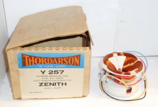 Thordarson Y 257 110 Degree Deflection Yoke,  Old Stock.  Open Box