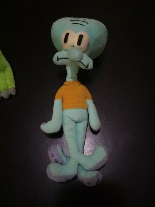 Spongebob Squarepants Squidward Tentacles Ty Beanie Baby Plush Toy Stuffed 9 "