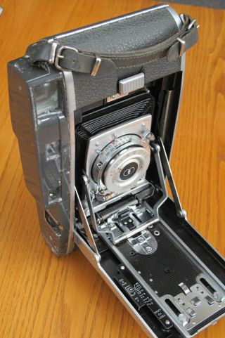 Vintage Polaroid 110a Film Camera With Rodenstock Ysarex F:1:4.  7 127mm Lens