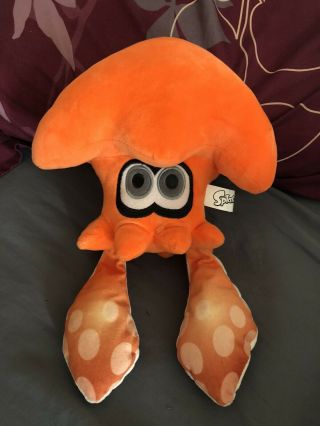 14 " Nintendo Splatoon Orange Inkling Squid Soft Plush Toy