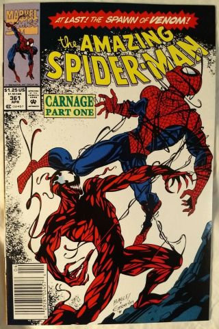 Spiderman 361.  First Carnage.  April 1992.