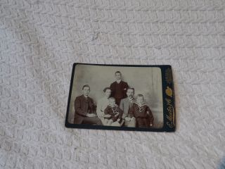 Antique Victorian Edwardian Cabinet Photo – Family Group – Southampton