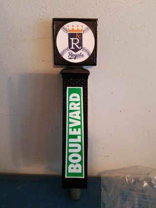 (l@@k) Boulevard Brewing Co Beer Tap Handle Kansas City Royals Baseball