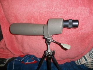 Bushnell Sentry Ii 50mm 20x Hunting Spotting Scope No.  5603 With Vintage Mount
