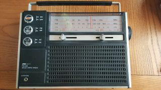 Vintage Portable Fm/am Solid State Radio 6 - 31 - 59 And
