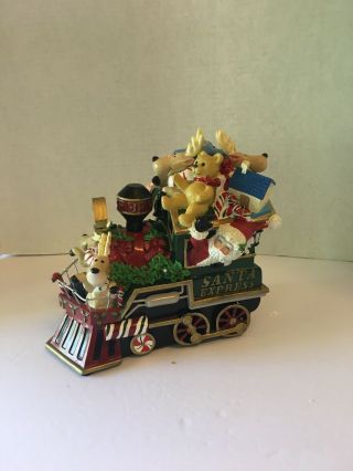 Fritz And Floyd Christmas Train Wined Up Music Box Plays Toyland