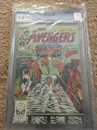The Avengers 240 Cgc 9.  4 Dr.  Strange Spider - Woman Appearance
