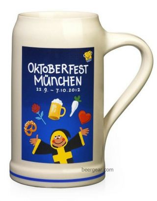 2012 Munich Oktoberfest Stein - 1 Liter - Mugs Stocked In Usa By Beer Gear