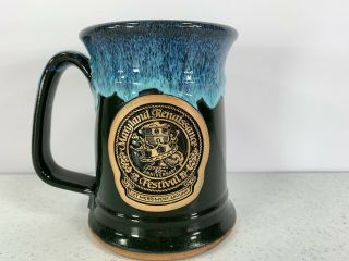 Maryland Renaissance Festival Mug Cup Grey Fox Pottery 13