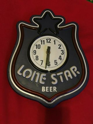 Lone Star Beer Wall Clock