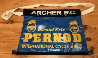 Vintage Archer R.  C.  Grand Prix Cycle Race Musette Bag 1960s?