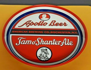 Apollo Beer Tray American Brewing Co Rochester Ny Tam O Shanter Ale 1940 