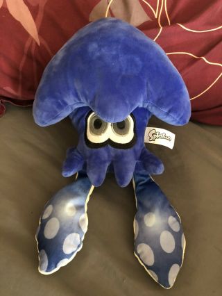 14 " Nintendo Splatoon Blue Inkling Squid Soft Plush Toy