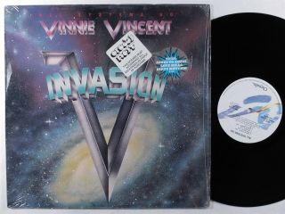 Vinnie Vincent Invasion All Systems Go Chrysalis Lp Vg,  Shrink
