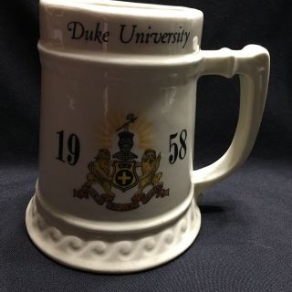 Duke University 1958 Ceramic Mug Balfour Berk Bit 24 Ounces College Alumni