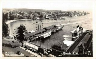 Manly,  South Wales,  Australia,  Amusement Pier,  Real Photo Pc C 1930 