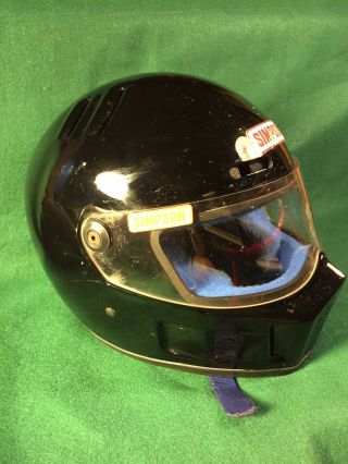 Vintage Simpson Helmets Bandit Helmet Size Large (?)