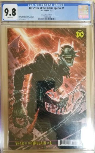 Dc Year Of The Villian Cheung 1:500 Variant Cgc 9.  8 Hot