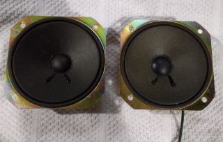 Panasonic 3.  5 " Tweeter Speakers - 8 Ohm 6 Watt - Both Work As Designed