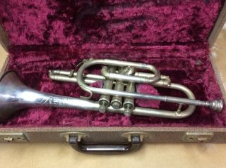 Vintage Holton Collegiate Trumpet 1949 W Case Or Restoration