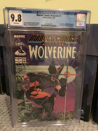 Marvel Comics Presents 1 Wolverine Cgc 9.  8 White Pages
