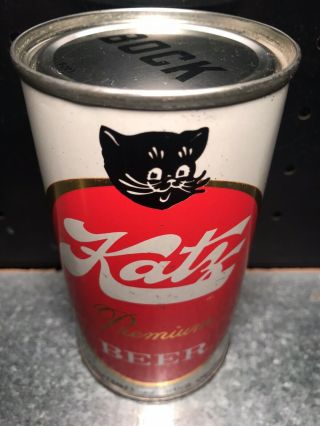 Katz Premium Bock Flat Top Beer Can Vanity Lid Drewrys South Bend In