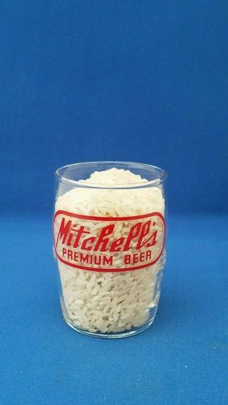 Mitchell Premium Beer Barrel Glass 3
