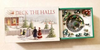 Mr Christmas Matchbox Melodies Music Box With Animation Deck The Halls Train