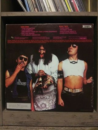 Bulldozer - Day Of Wrath Early Black/Death Metal OG 1985 Canadian Press Vinyl 2