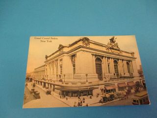 Grand Central Station,  York Vintage Colorful Postcard Pc19