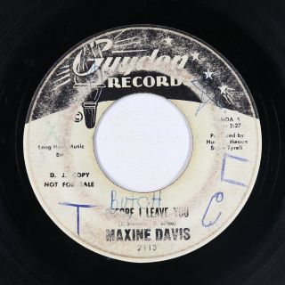 Northern Soul 45 - Maxine Davis - Before I Leave You - Guyden - Mp3